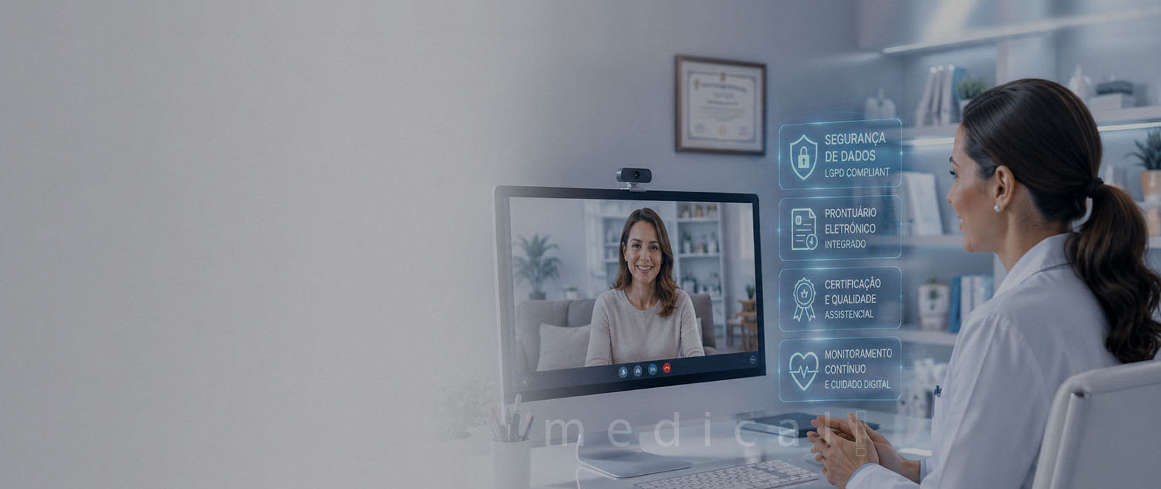 Telemedicina<br> entra na era<br> da qualidade digital