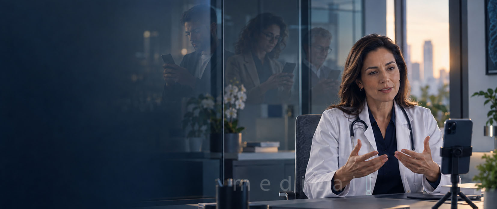 Quem não interage<br> está vendo seu<br> conteúdo médico?